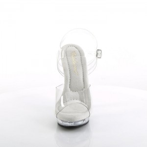 Clear Pleaser Lip-108 Women's Sandals | KR9412508