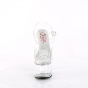 Clear Pleaser Passion-708 Women's Sandals | HL2976314