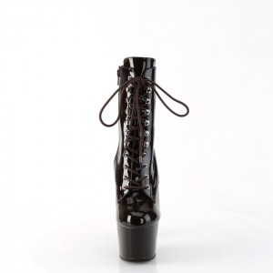 Dark / Brown Pleaser Adore-1020 Women's Boots | TJ5123794