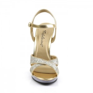 Gold Pleaser Flair-419(G) Women's Sandals | IC7259168