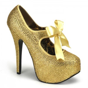 Gold Pleaser Teeze-04R Women's Pumps | XJ1604527