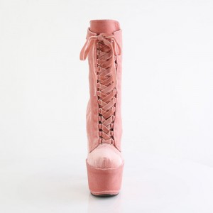 Pink Pleaser Adore-1045VEL Women's Boots | ZE6218574