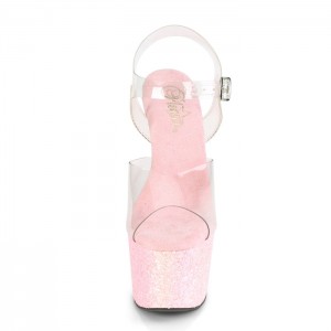 Pink Pleaser Adore-708LG Women's Sandals | WF4801295