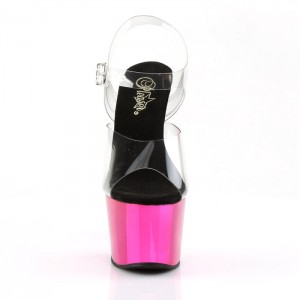 Pink Pleaser Adore-708 Women's Sandals | BH4682573