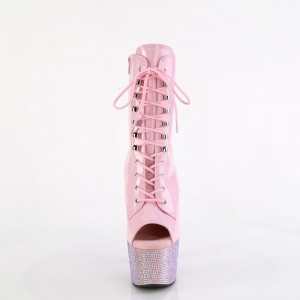 Pink Pleaser Bejeweled-1021-7 Women's Boots | PU9015824