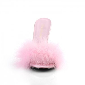 Pink Pleaser Classique-01F Women's Slides | FP7913462