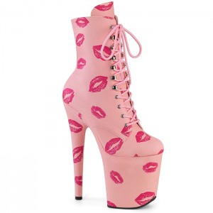 Pink Pleaser Flamingo-1020KISSES Women's Boots | UF5491380