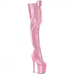 Pink Pleaser Flamingo-3020GP Women's Boots | LI5342961