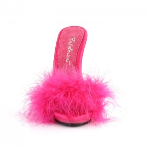 Pink Pleaser Poise-501F Women's Slides | EK5396478