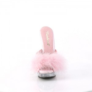 Pink Pleaser Sultry-601F Women's Slides | GM1594706