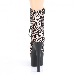 Pink / Leopard Pleaser Adore-1020LP Women's Boots | FE4967820