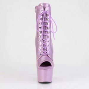 Purple Pleaser Adore-1021GP Women's Boots | BW7380629