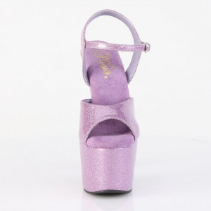 Purple Pleaser Adore-709GP Women's Sandals | EL1968504