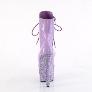 Purple Pleaser Bejeweled-1020-7 Women's Boots | PI1453672