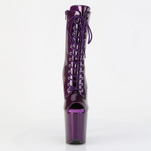 Purple Pleaser Flamingo-1041GP Women's Boots | ZW8569203