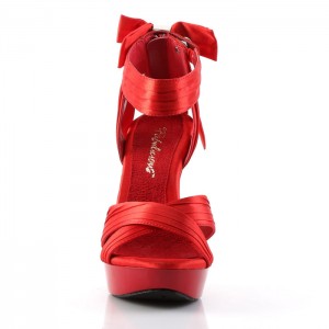 Red Pleaser Cocktail-568 Women's Sandals | ZM6942817