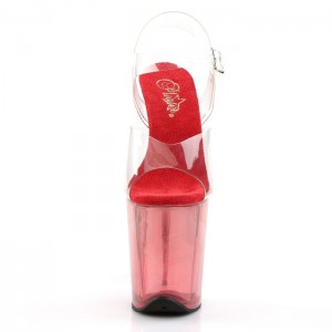 Red Pleaser Flamingo-808T Women's Sandals | AL9261780