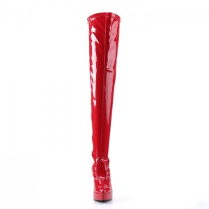 Red Pleaser Indulge-3000 Women's Boots | BQ8457093