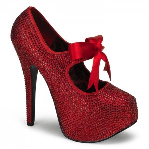 Red Pleaser Teeze-04R Women's Pumps | PV2361798