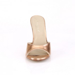 Rose / Gold Pleaser Classique-01 Women's Slides | MY5471836