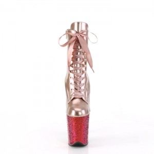 Rose / Gold / Multicolor Pleaser Flamingo-1020HG Women's Boots | RX0874912