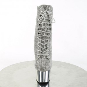 Silver Pleaser Adore-1020CHRS Women's Boots | VN7630814