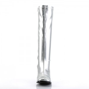 Silver Pleaser Gogo-300 Women's Boots | AL7128654