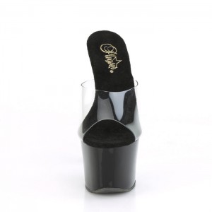 Silver Pleaser Sky-301CRS Women's Slides | AI5980476