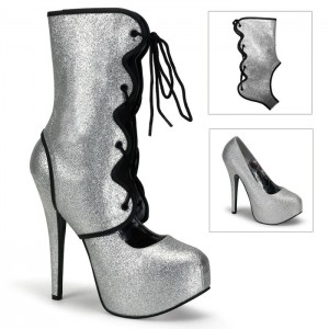 Silver Pleaser Teeze-31G Women's Pumps | GV6428791