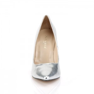 Silver / Metal Pleaser Classique-20 Women's Pumps | YT6583107