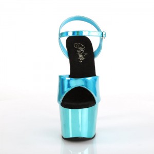 Turquoise Pleaser Adore-709HGCH Women's Sandals | VG5107369