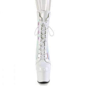 White Pleaser Adore-1047 Women's Boots | FO8764230