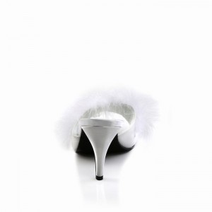 White Pleaser Amour-03 Women's Slides | WC8024513