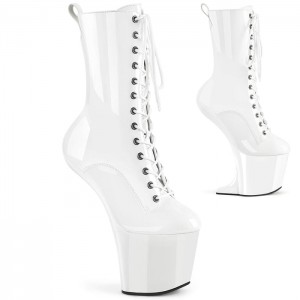 White Pleaser Craze-1040 Women's Boots | UL4812703