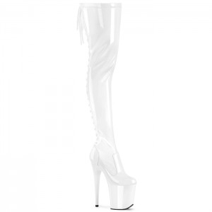 White Pleaser Flamingo-3850 Women's Boots | VS0325189