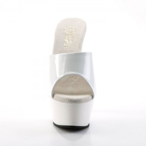 White Pleaser Kiss-201 Women's Slides | GP9452760