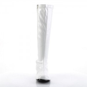 White Pleaser Retro-300 Women's Boots | XS6923854