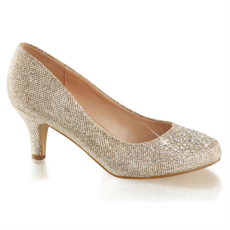 Beige Pleaser Doris-06 Women's Pumps | GZ8524971