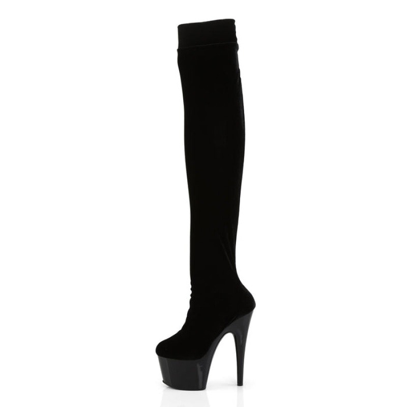 Black Pleaser Adore-3002 Women's Boots | XA1603259