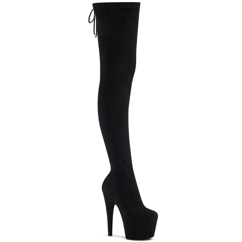 Black Pleaser Adore-3008 Women's Boots | OU3892406