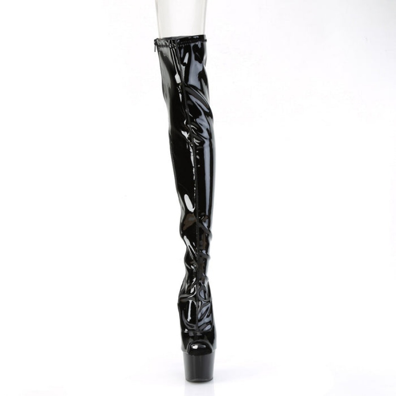 Black Pleaser Adore-3011 Women\'s Boots | KF5810963