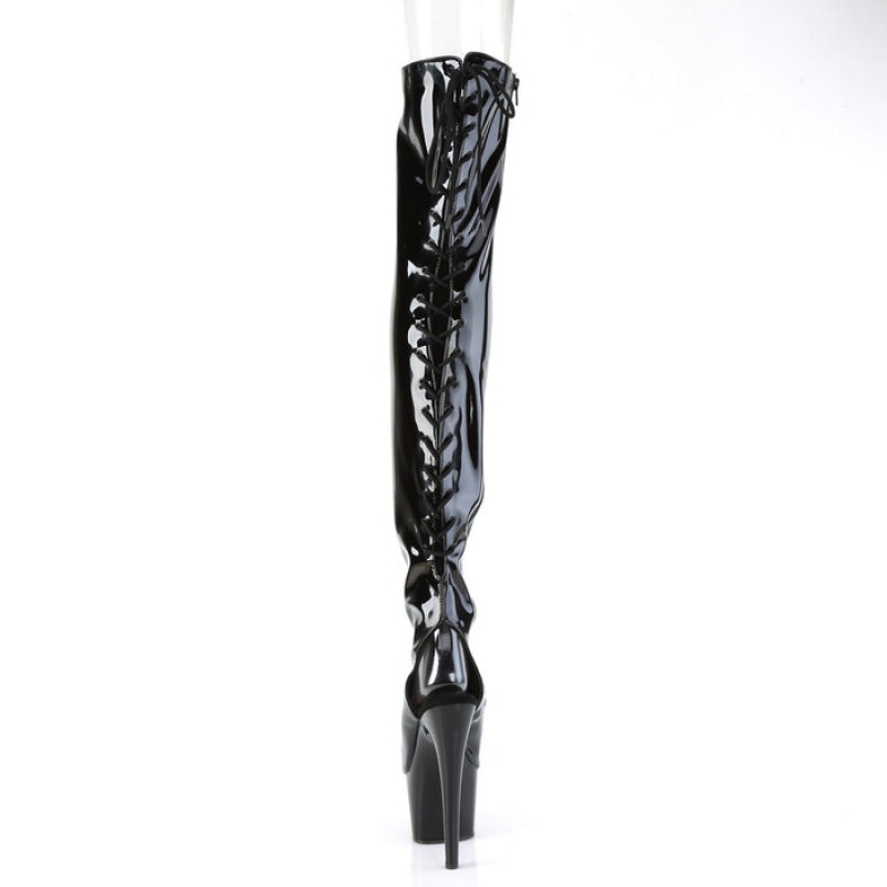 Black Pleaser Adore-3017 Women's Boots | VG9721580