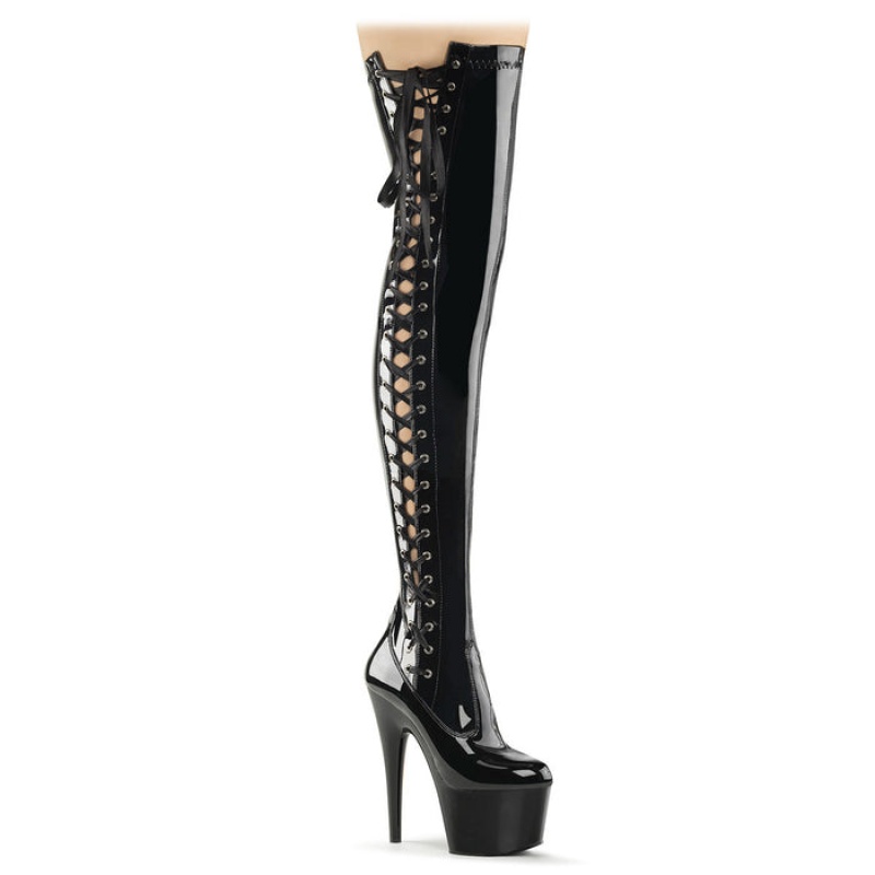 Black Pleaser Adore-3050 Women's Boots | XN7293860