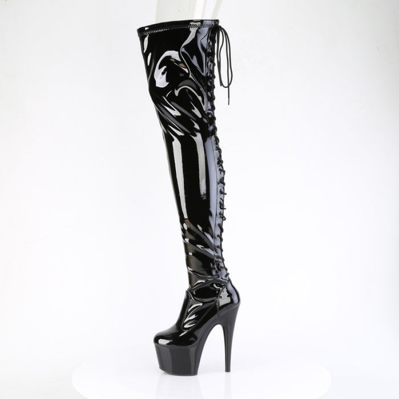 Black Pleaser Adore-3850 Women's Boots | JA4981503