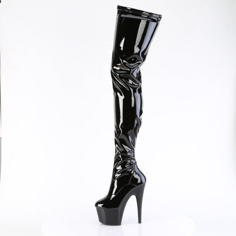 Black Pleaser Adore-4000 Women's Boots | ZN6178592