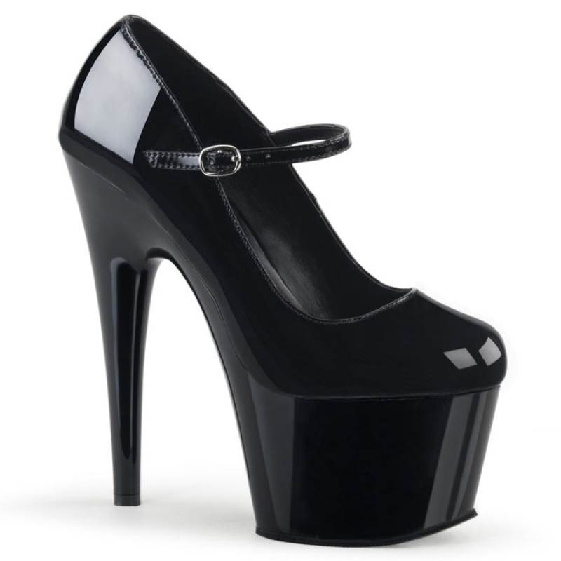 Black Pleaser Adore-787 Women's Pumps | WZ1295043