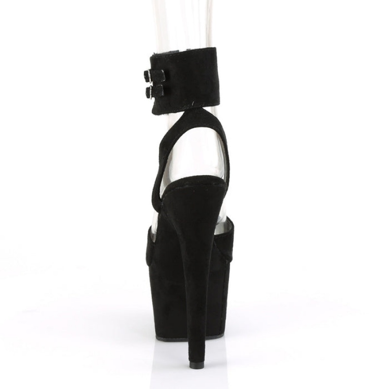 Black Pleaser Adore-791FS Women's Sandals | OM6175943