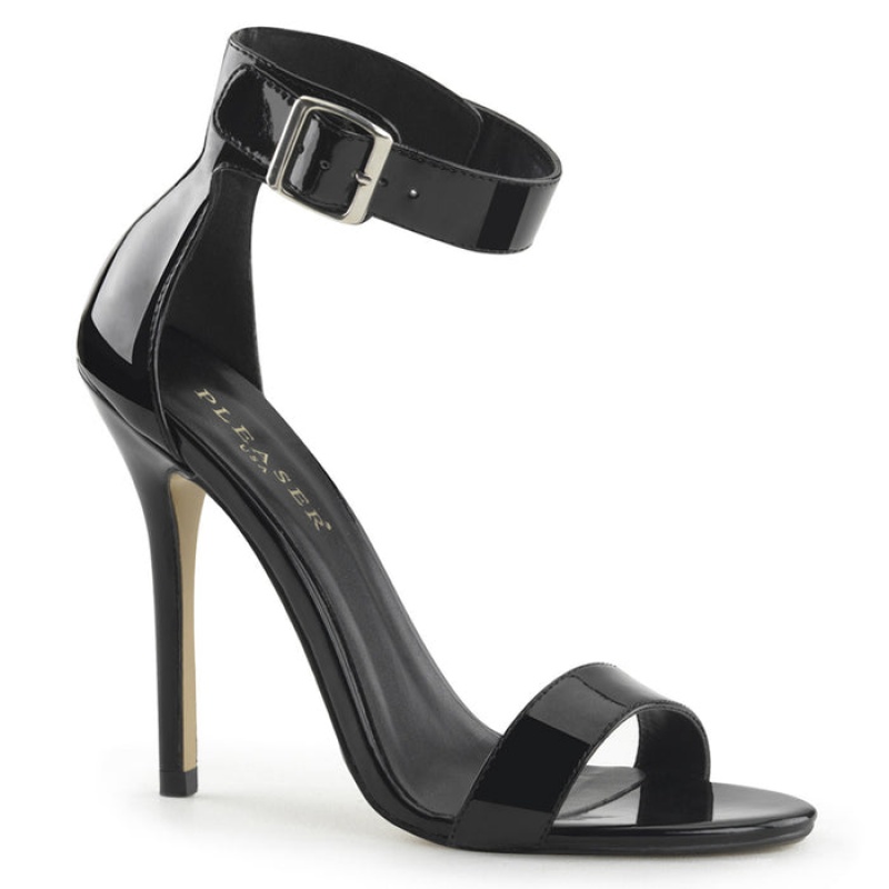 Black Pleaser Amuse-10 Women's Sandals | CA7518602