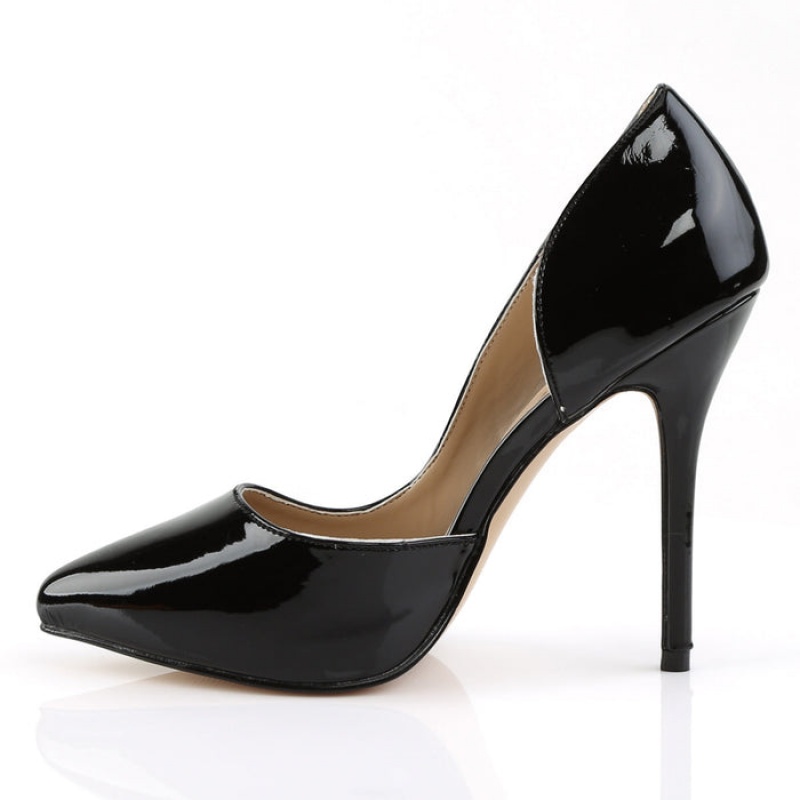 Black Pleaser Amuse-22 Women's Pumps | RG0674128