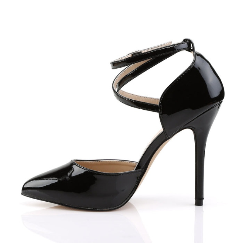 Black Pleaser Amuse-25 Women's D'Orsay | XN3467821